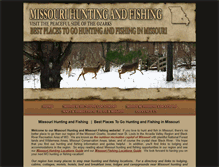 Tablet Screenshot of missourihuntingfishing.com